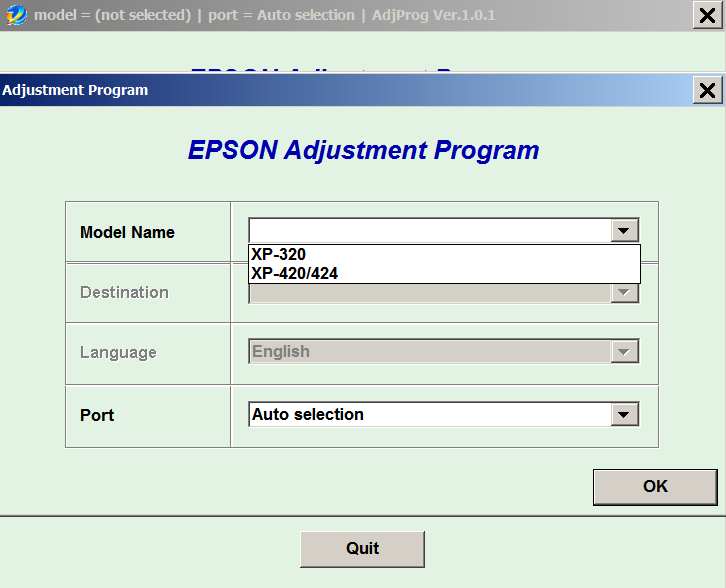Epson Xp320 Adjustment Program
