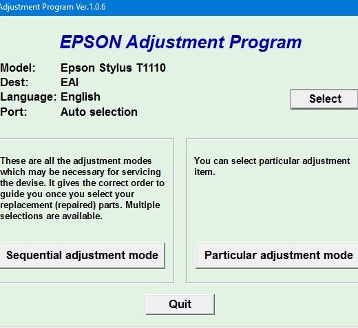 Epson-T1110-adjustment-program