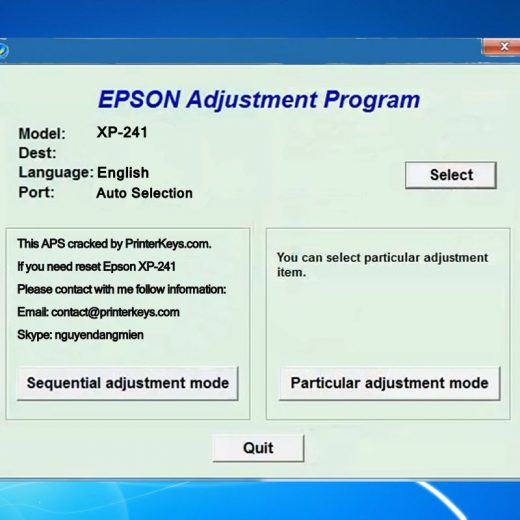 Epson-XP-241-Adjustment-Program