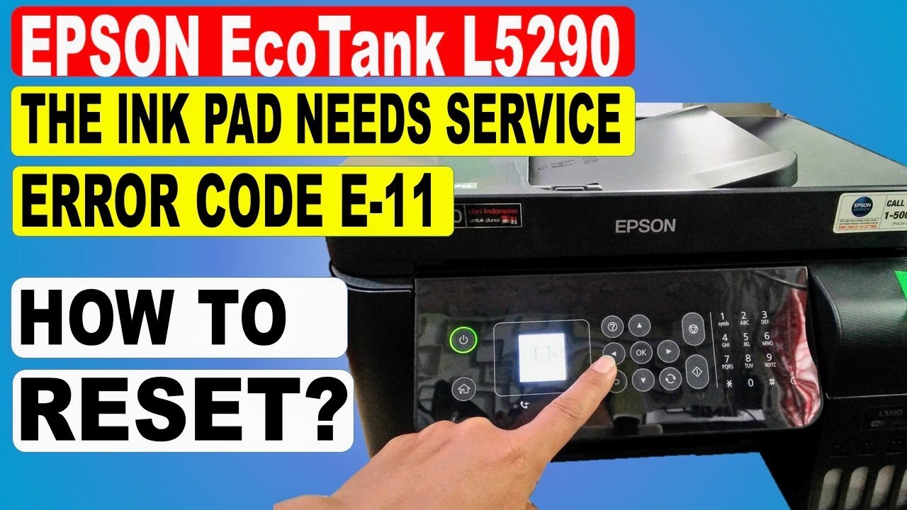 Epson L5290 Ink Pad Requires Servicing Download Epson L5290 Resetter For Free Adjustment 1574