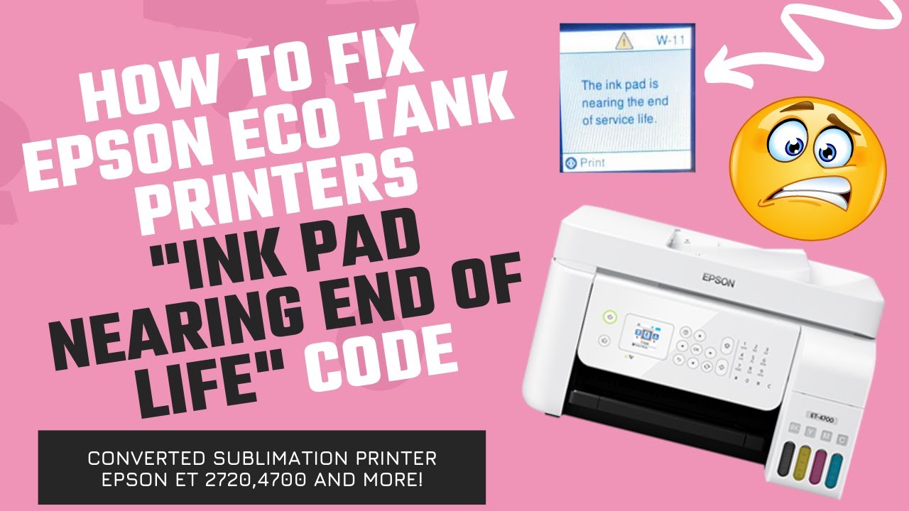 Steps To Resolve The Ink Pad End Of Service Life Error On Epson Ecotank Printers Thanh Huyền 1911