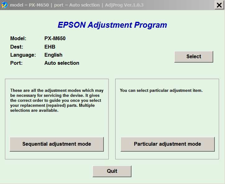 Epson_PX-M650A_Adjustment_Program