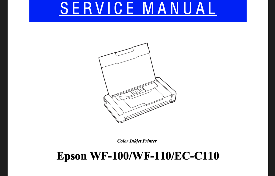 Epson_WF110_Service_Manual